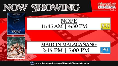 CityMall Boracay Movie Schedule 2022.